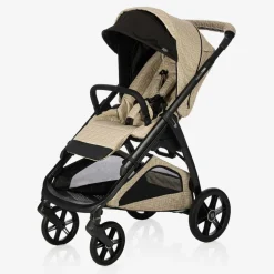 Beige FF Logo Stroller