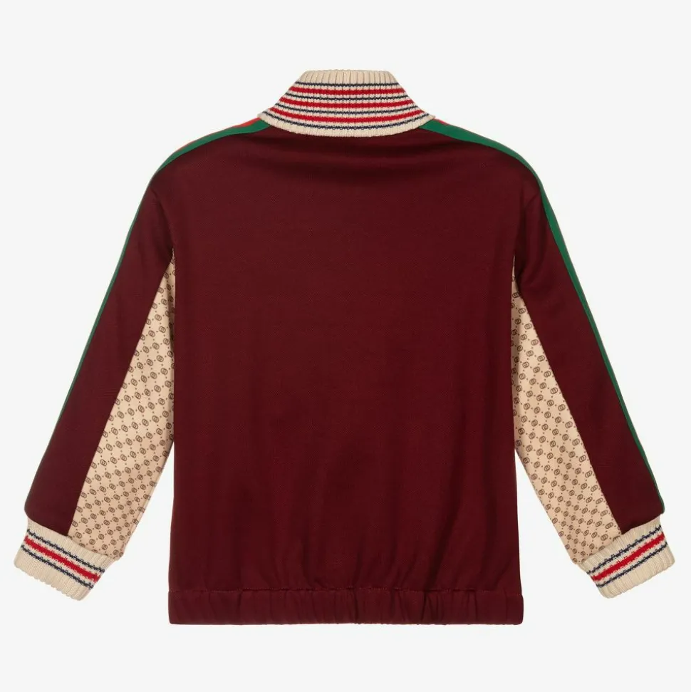 Beige GG Zip-Up Jacket