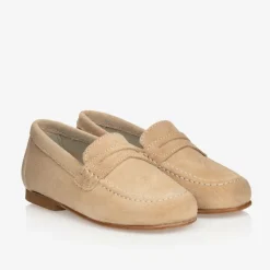 Beige Suede Shoes