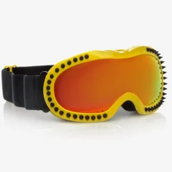 Black & Yellow Ski Goggles