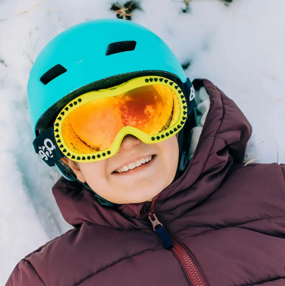 Black & Yellow Ski Goggles