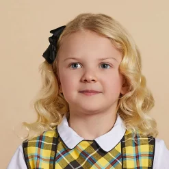 Black Bow Hair Clip (7cm)