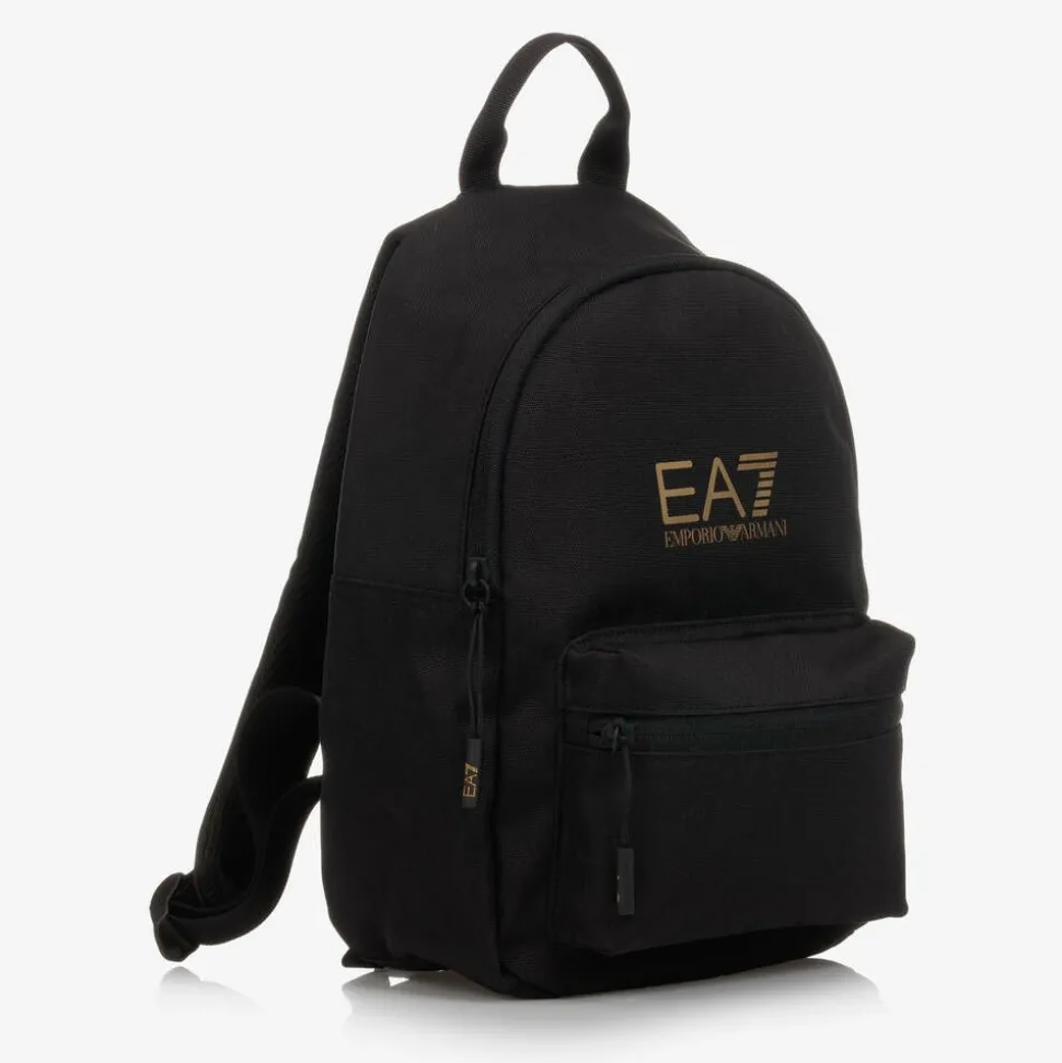 Black Canvas Backpack (33cm)
