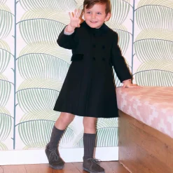 Black Classic Wool Coat