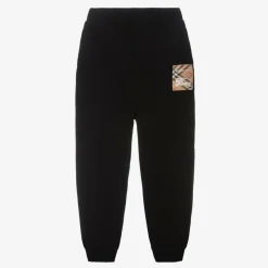 Black Cotton Joggers