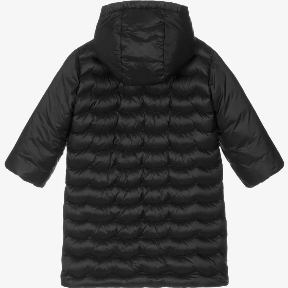 Black Down Padded Puffer Coat