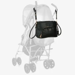 Black Faux Leather Changing Bag (38cm)