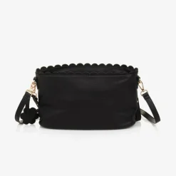 Black Faux Leather Changing Bag (38cm)