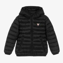 Black Lightweight Puffer Jacket