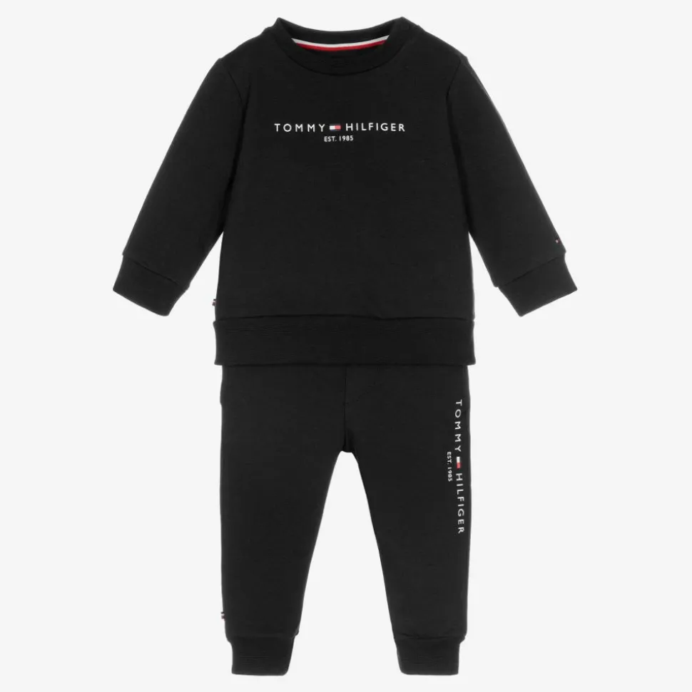 Black Logo Baby Tracksuit