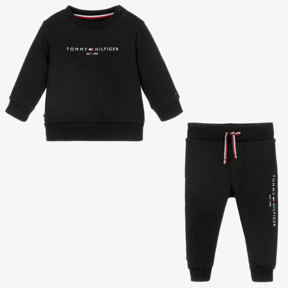 Black Logo Baby Tracksuit