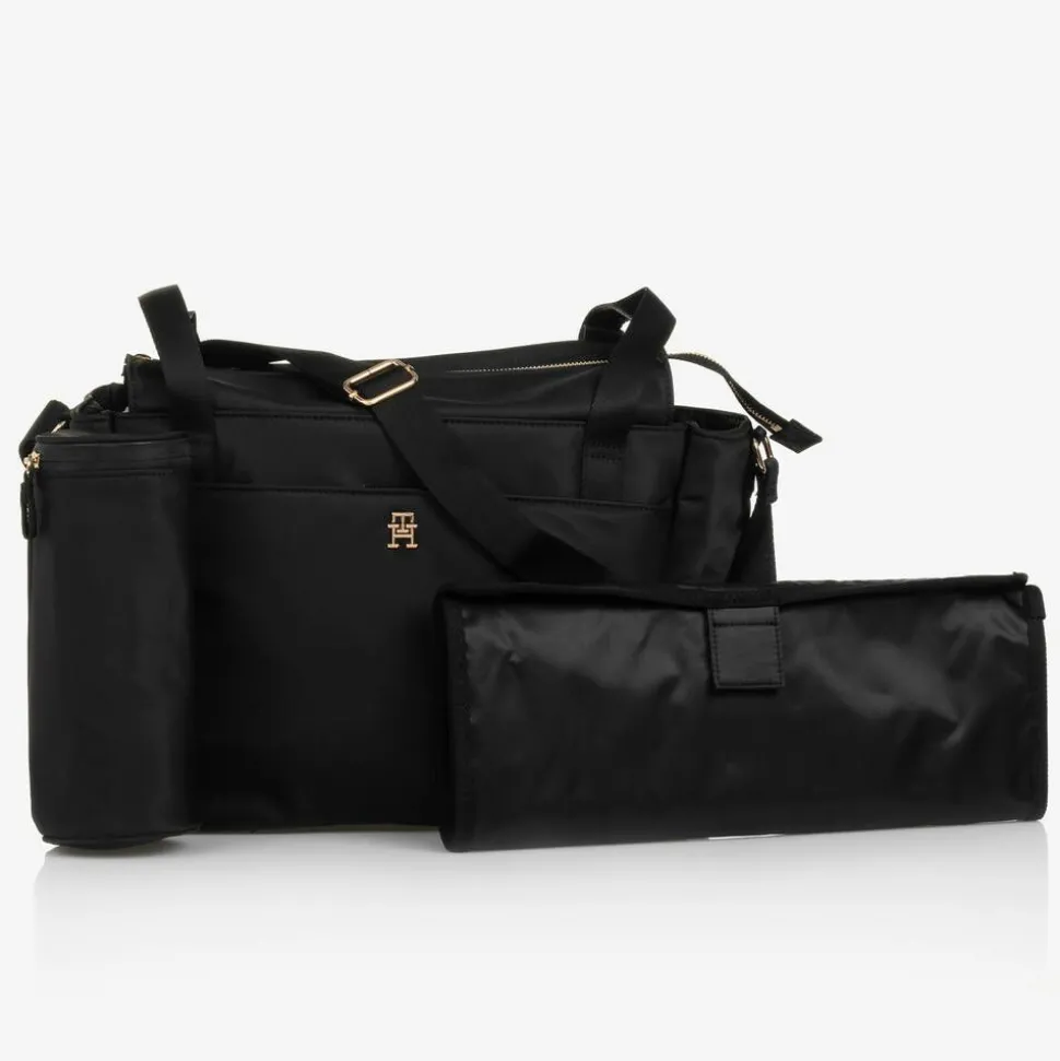 Black Monogram Logo Changing Bag (43cm)