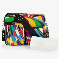 Black Onde Print Changing Bag (38cm)