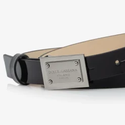 Black Patent Leather Belt