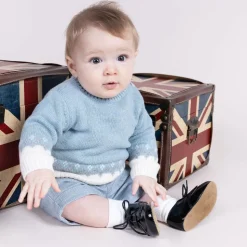 Black Patent Pre-Walker Shoes