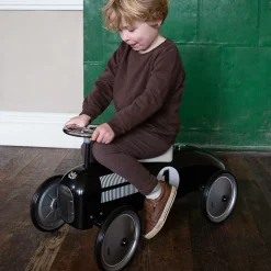 Black Ride-On Vintage Car (76cm)