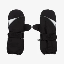 Black Ski Mittens