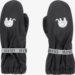 Black Water Repellent Mittens