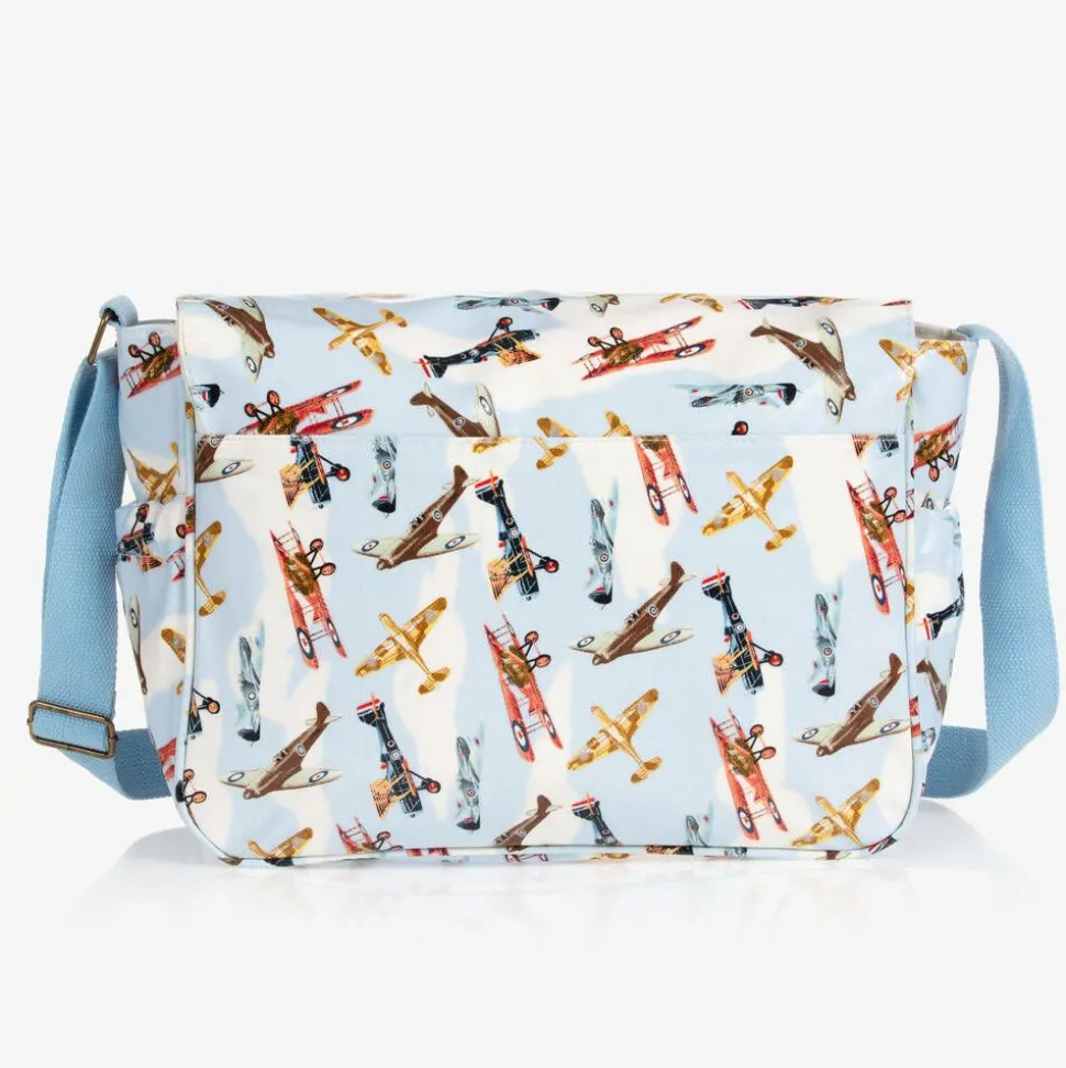 Blue Aeroplane Baby Changing Bag (36cm)