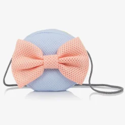 Blue & Pink Bow Bag (25cm)