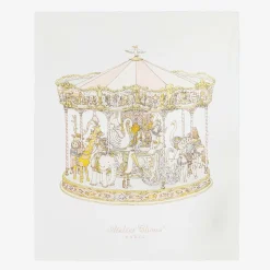 Blue & Pink Organic Cotton Reversible Duvet (132cm)