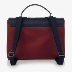 Blue & Red Satchel Backpack (34cm)