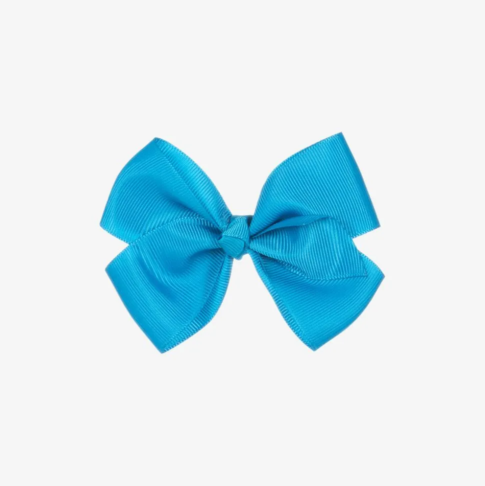 Blue Bow Hair Clip (10cm)