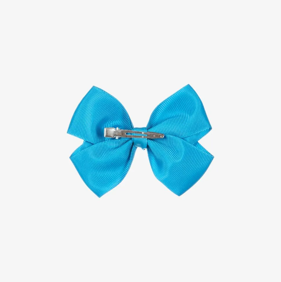 Blue Bow Hair Clip (10cm)