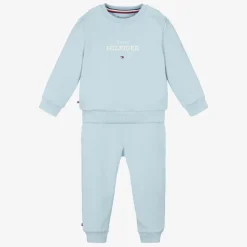 Blue Cotton Baby Tracksuit