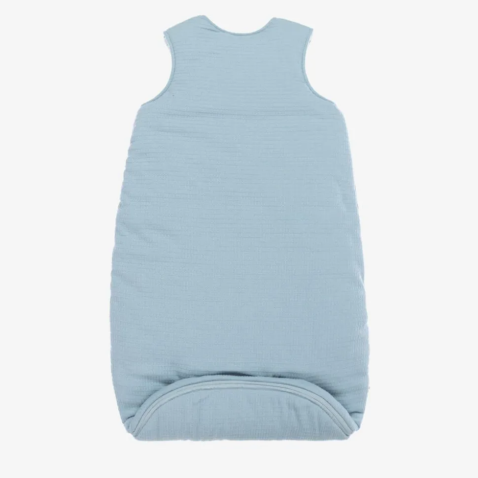 Blue Cotton Bunny Sleeping Bag (73cm)