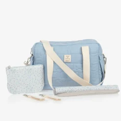 Blue Cotton Changing Bag (37cm)