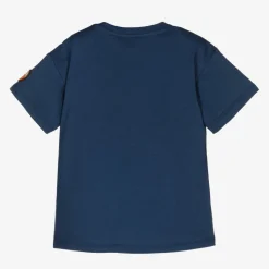 Blue Cotton Logo T-Shirt