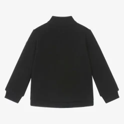 Blue Down Padded Cotton Baby Zip-Up Top