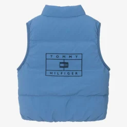 Blue Down Padded Gilet