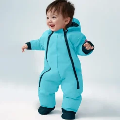 Blue Down-Filled Baby Snowsuit
