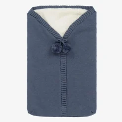 Blue Knitted Baby Nest (63cm)