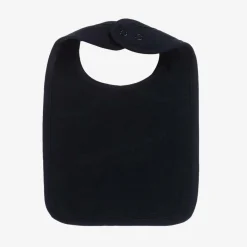 Blue Organic Cotton Festive Motif Bib