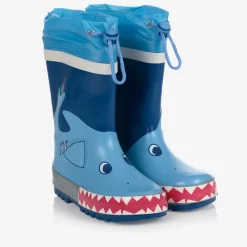 Blue Shark Rain Boots