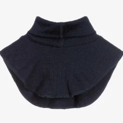 Blue Thermal Wool Neck Warmer