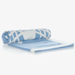 Blue Thomas Bear Baby Blanket (87cm)