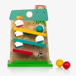 Blue Wooden House Activity Toy Set (35cm)