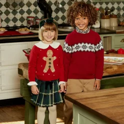 Boys Beige Check Cotton Shirt