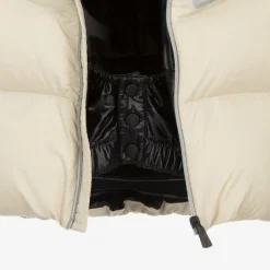 Boys Beige Down Padded Mandres Ski Jacket