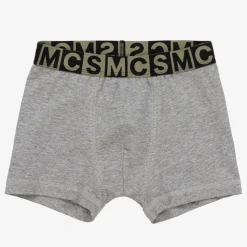 Boys Black & Grey Boxer Shorts (2 Pack)