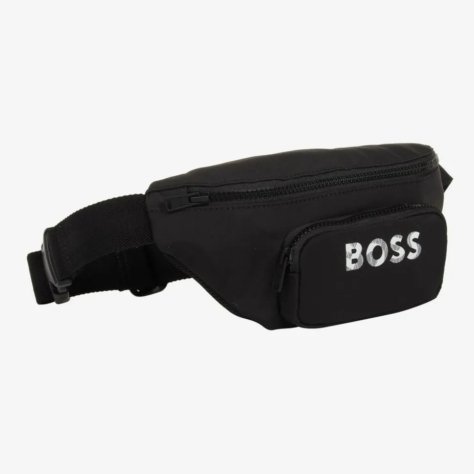 Boys Black Belt Bag (27cm)