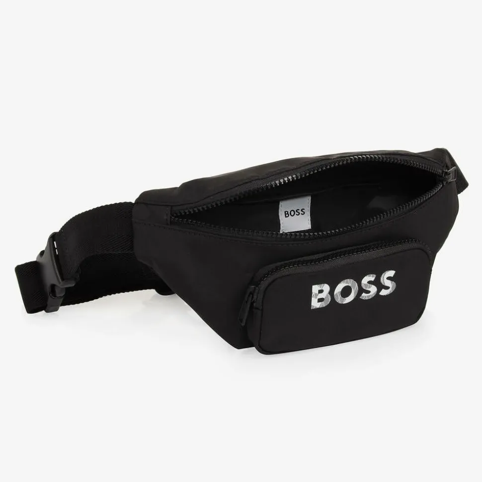 Boys Black Belt Bag (27cm)