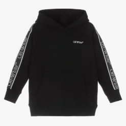 Boys Black Bookish Logo Hoodie