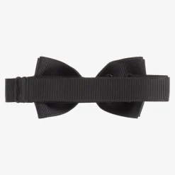 Boys Black Bow Tie (10cm)