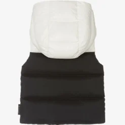 Boys Black Down Padded Gilet