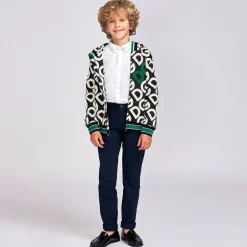 Boys Black Leather Loafers